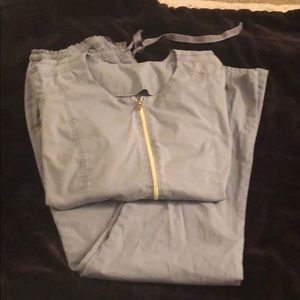 Jaanuu grey scrub set Large